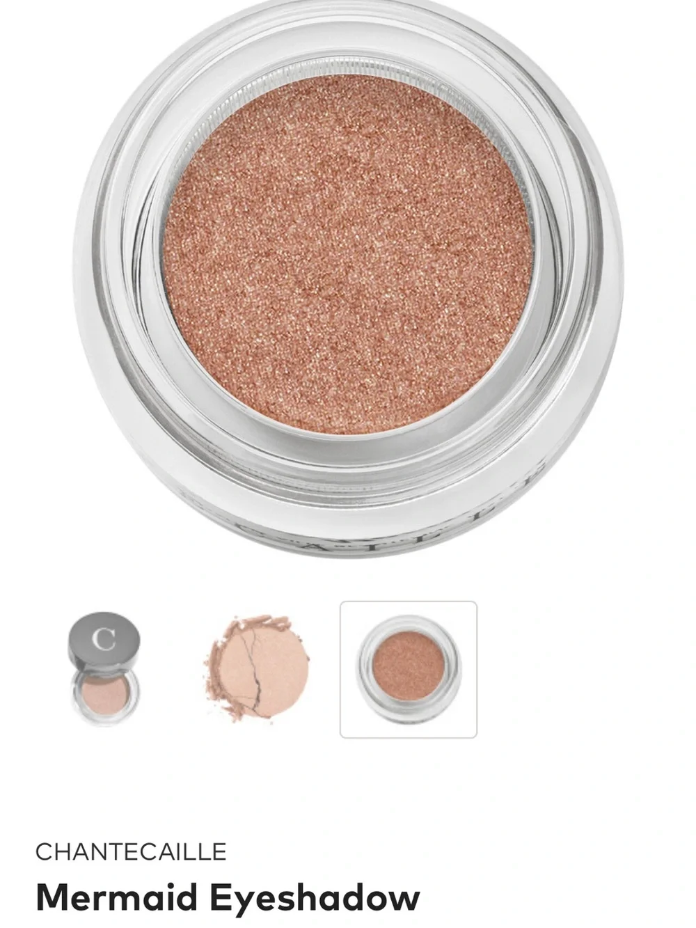 Chantecaille Mermaid Shimmering Copper Cream-to-Powder Eyeshadow
